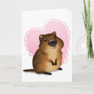 Cartão De Festividades Quokka
