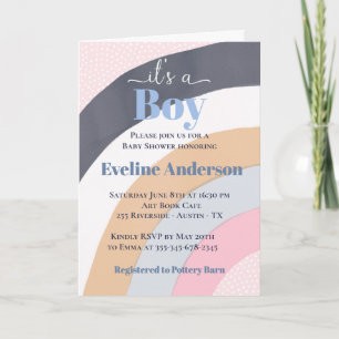 Cartão De Festividades Rainbow Boy