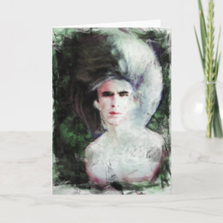 Cartão De Festividades Rainha de prata