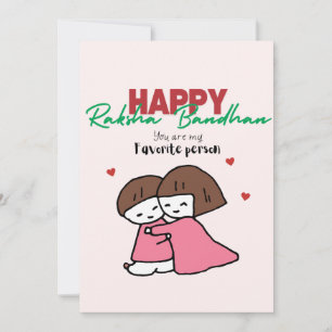 Cartão De Festividades Raksha Bandhan
