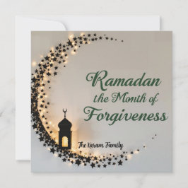 Cartão De Festividades Ramadan Kareem theme personalized gift paper
