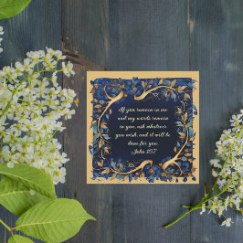 Cartão De Festividades Ramificação Personalizável de Árvore Versa de Bíbl