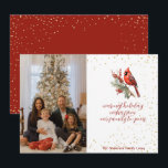 Cartão De Festividades Ramo de Azevinho Cardinal de Inverno em Aquarela R<br><div class="desc">Elegante e festivo,  este design de Ramo de Azevinho Cardinal de Inverno em Aquarela Rústica manterá a natureza com você em qualquer época do ano. O design apresenta um cardeal em aquarela empoleirado no topo de um ramo de azevinho,  tornando-o ótimo para o inverno e o Natal.</div>