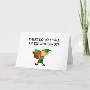 CARTÃO DE FESTIVIDADES "RAPPING ELF" ESTÁ VOANDO INDIVIDUALMENTE NO NATA