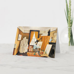 Cartão De Festividades Ravilious - Edward Bawden Working in His Studio