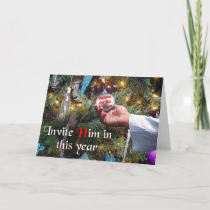 Cartão De Festividades Reason for the Season, Jesus Christmas Card