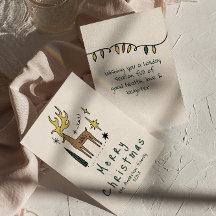 Rebelde Desenhada À Mão Não Foto Feliz Natal