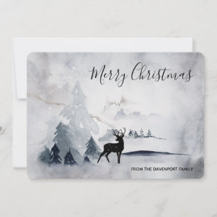 Cartão De Festividades Rebelde no Natal das Cinzas Selvagens