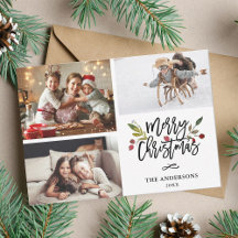 Red Berries Felry Natal 3 Colagem de Fotos