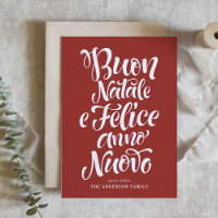 Red Buon Natale e Felice Anno Nuovo Script
