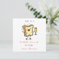 Red Here's a Little Toast to Your New Home