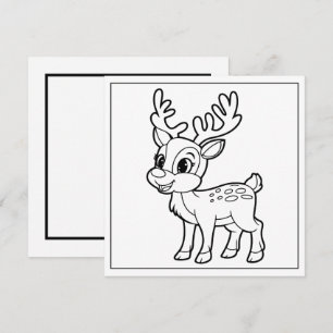 Cartão De Festividades Refeições de coloração de Natal festivas