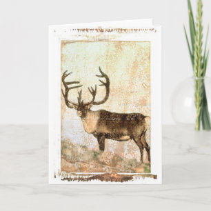 Cartão De Festividades Reindeer