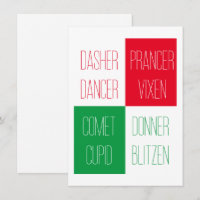 REINDEER NOMES 4.5x6.25 Placa plana