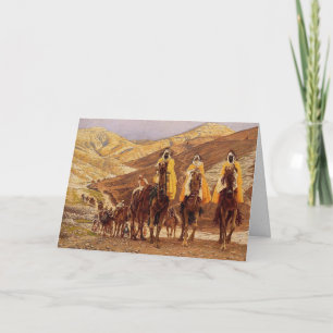 Cartão De Festividades Religious Christmas Cards Journey of the Magi