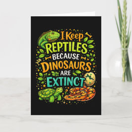 Cartão De Festividades Reptiles Rule