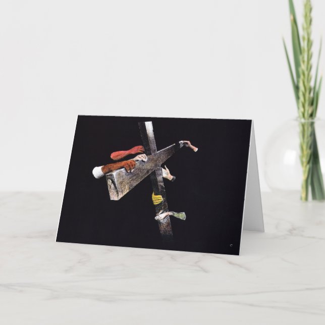 Cartão De Festividades Resgatado da Escuridão (Frente)