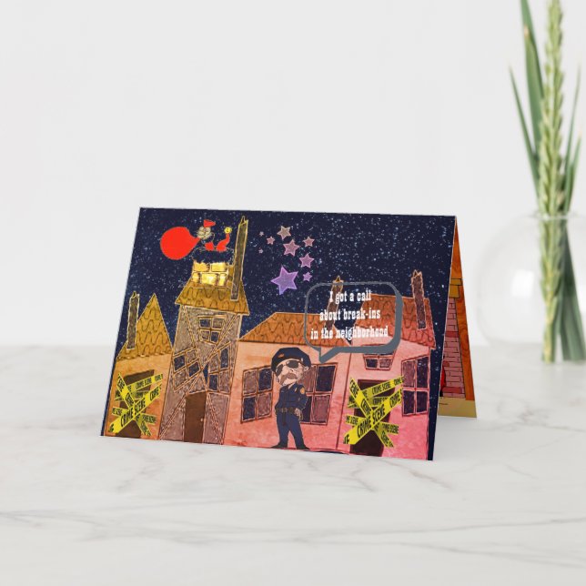 Cartão De Festividades Resolvedores do crime (Frente)