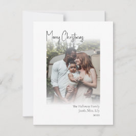 Cartão De Festividades Retenção de Fotos Vertical Desbotadas do Script de