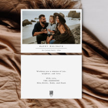 Retrato Costeiro da Família Moderna Natal