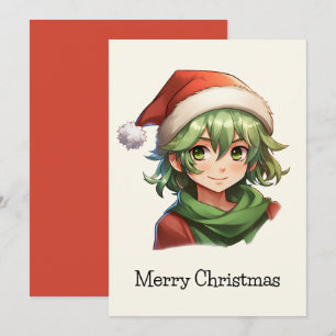 Cartão De Festividades Retrato do Elf de Natal