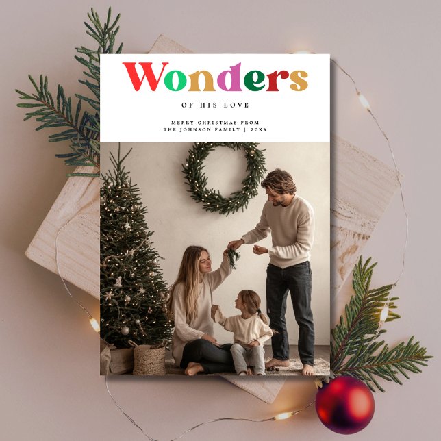 Cartão De Festividades Retrô Admira Seu Amor, Natal Espiritual (Criador carregado)