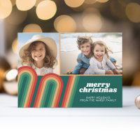 Retro Curvy Line Art - 2 Foto - Feliz Natal