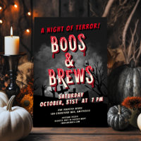 Retro Horror Filme Boos e Breve Festa de Halloween