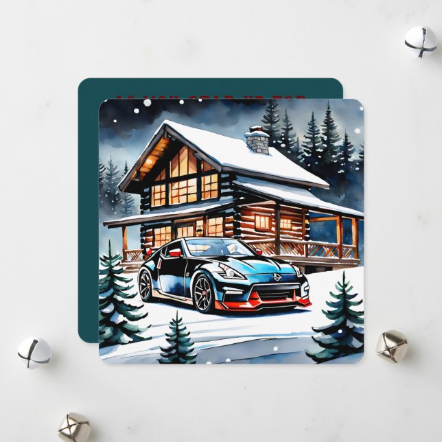 Cartão De Festividades Reversão para Férias: Natal da Edição JDM (Frente/Verso In Situ)