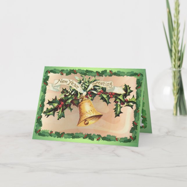 Cartão De Festividades REVISÕES DO ANO NOVO por SHARON SHARPE (Frente)