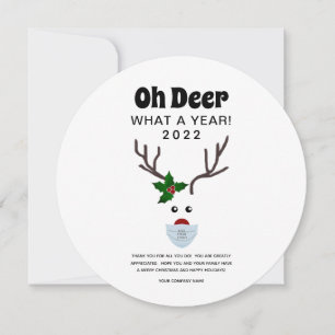 Cartão De Festividades Revista de diversão do logotipo da Corporate Chris