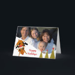 Cartão De Festividades Revista Fofo com Foto da Família ou Foto de Casais<br><div class="desc">Veja mais Designs de Natal em Sandra</div>