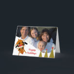 Cartão De Festividades Revista Fofo com Foto da Família ou Foto de Casais<br><div class="desc">Veja mais Designs de Natal em Sandra</div>