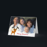 Cartão De Festividades Revista Fofo com Foto da Família ou Foto de Casais<br><div class="desc">Veja mais Designs de Natal em Sandra</div>