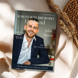 Cartão De Festividades Revista O Marido Mais Irresistível do Mundo