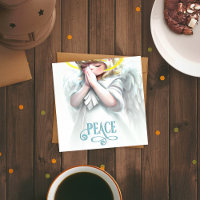 Rezando pelo Anjo da Paz