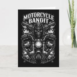 Cartão De Festividades Ride of the Iron Bandit