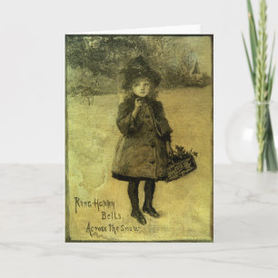 Cartão De Festividades Ring Happy Bells Accross the Snow