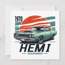 Cartão De Festividades Roadronizador Hemi 1970