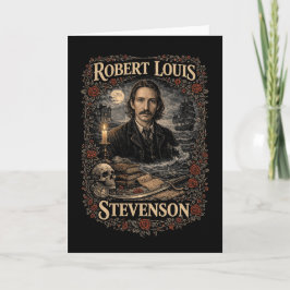 Cartão De Festividades Robert Louis Stevenson