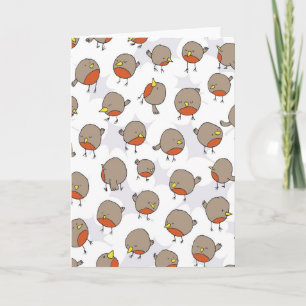 Cartão De Festividades Robin