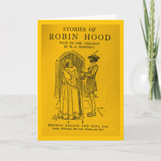 Cartão De Festividades Robin Hood Como Dizido