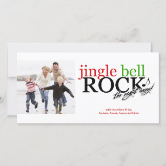 Cartão De Festividades Rocha de 311 Jingle Bell a noite afastado