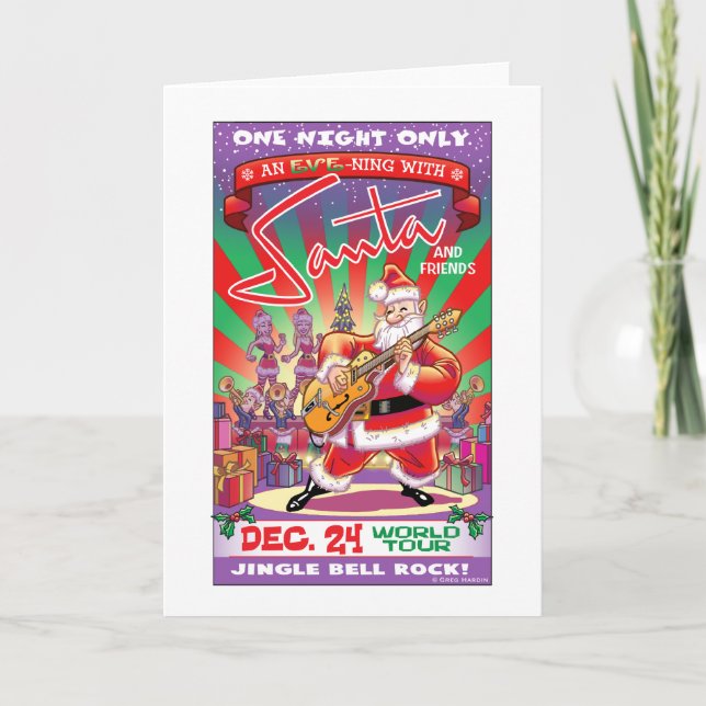 Cartão De Festividades Rochas do papai noel! (Frente)