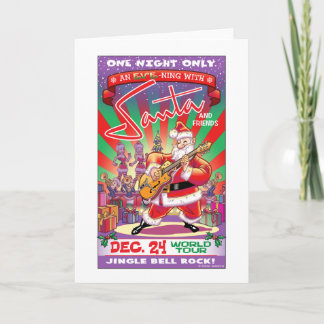 Cartão De Festividades Rochas do papai noel!