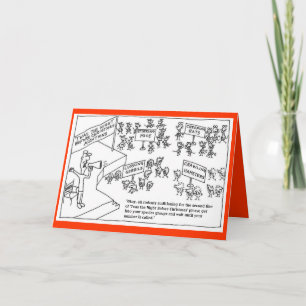 Cartão De Festividades Rodents Auditioning for Christmas play