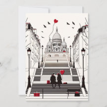 Romance Parisiense - Dia dos Namorados de Casal Ch