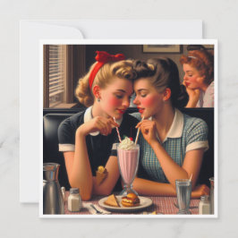 Cartão De Festividades Romance Retroativo