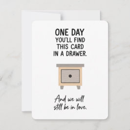 Cartão De Festividades Romantic Drawer Card For Boyfriend In Love