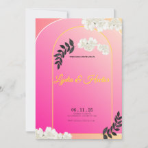 -Romântico-Rosa-Aquarela-Florais-Casal-Casamento-